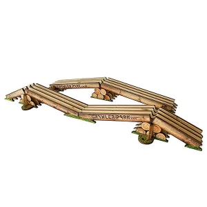 ToysWD Axes Crossing Obstacle For 1/24 RC Crawler Park Circuit