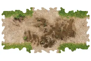ToysWD 2 X Crossing With Puddle Of Water For 1/24 RC Crawler