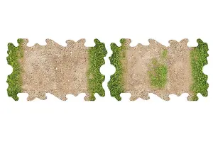 ToysWD 4 X Dirt And Grass Quarter Straights For 1/24 RC Craw