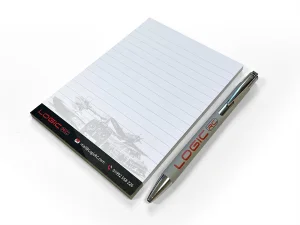 Logic RC Grey Pen And Notepad