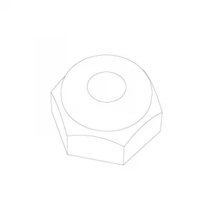 UDI UCX24 M2.5 Hex Flanged Nylon Lock Nut(8Pcs)