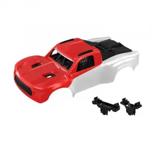 UDI RC Sierra PC Bodyshell With Mounts (Red)