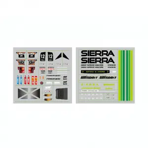 UDI RC Sierra Decal (Fluoro Green)