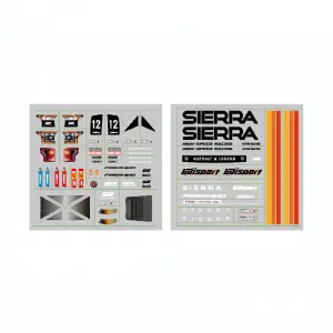 UDI RC Sierra Decal(Red)