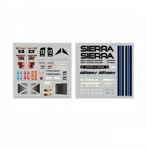 UDI RC Sierra Decal {Blue}