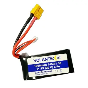 Volantex 11.1V 1000mAh Lipo - XT60 797-3BL;747-1BL (SR48 Brushless)