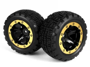 Slayer ST Wheels/Tires Assembled (Black/Gold)