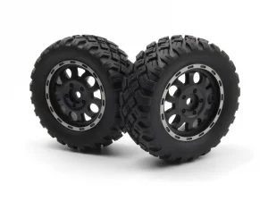 Assembled Wheel & Tyre Set (2pcs)
