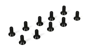 Vaterra M3 x 8mm Flat Head Screw (10)