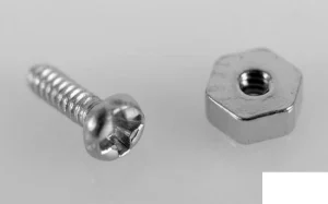1mm x 3mm Machine Screw and Nut RC4WD