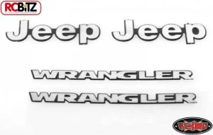 RC4WD 1:10 Metal Logo for Tamiya CC01 Wrangler