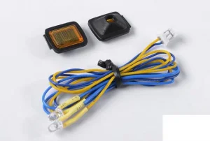 Turn Signal LED Light Set for Tamiya CC01 Jeep Wrangler (Detailed) RC4WD