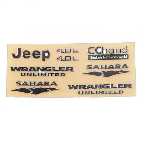 RC4WD Metal Emblems for Axial SCX10 Jeep Wrangler