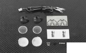 1:10 Round IPF Lights w/LED RC4WD