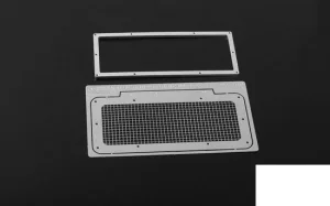 Kahn Style Front Grille for D90/D110 Bodies (Silver) RC4WD