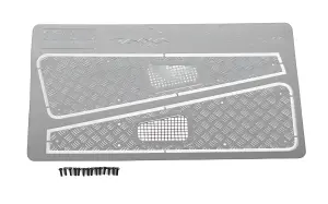 Diamond Plate Fender Covers for Traxxas TRX-4 RC4WD