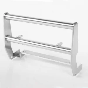 RC4WD Cowboy Front Grille Guard W/Lights For Traxxas TRX-4 79 Bronco Ranger Xlt (Silver)