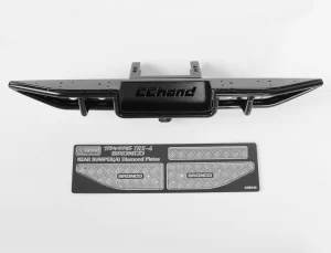 RC4WD Ranch Rear Step Bumper For Traxxas TRX-4 79 Bronco Ranger Xlt (Black)