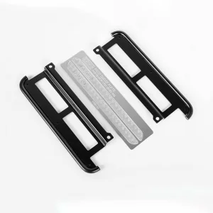 RC4WD Rook Metal Side Sliders For Tamiya 1:10 Isuzu Mu Type X CC-01 (Black)