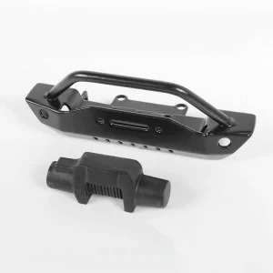 RC4WD Steel Stinger Front Bumper W/Plastic Winch For 1:18 Gelande II RTR W/Black Rock Body (Black)