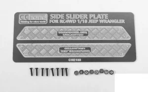 Metal Side Diamond Plates for 1:18 Gelande II Black Rock RC4WD