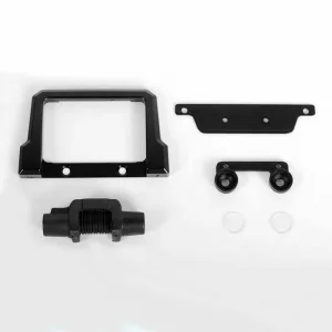 RC4WD Metal Bumper W/Plastic Winch + Light For 1:18 Gelande II D90