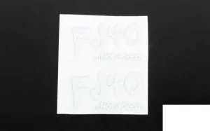 FJ40 Emblem for G2 Cruiser RC4WD