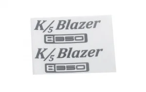 Metal Logo for Axial SCX10 II 1969 Chevrolet Blazer RC4WD