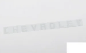 Rear Metal Logo for Axial SCX10 II 1969 Chevrolet Blazer (White) RC4WD