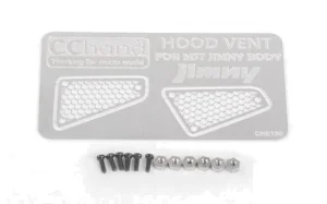 Side Metal Hood Vents for MST 1:10 CMX w/ Jimny J3 Body RC4WD