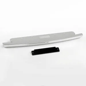RC4WD Slick Metal Front Bumper For Js Scale 1:10 Range Rover Classic Body (Silver)