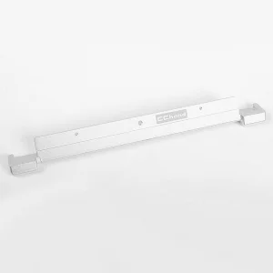 RC4WD Slick Metal Rear Bumper For Js Scale 1:10 Range Rover Classic Body (Silver)