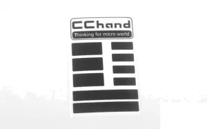 Metal Logo Decal Sheet for 1985 Toyota 4Runner Hard Body RC4WD