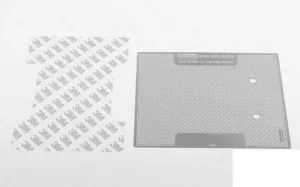 Diamond Plate Rear Bed for RC4WD Trail Finder 2 RTR w/Mojave II Body Set RC4WD
