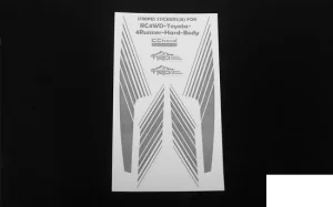 Boogie Body Stripes for 1985 Toyota 4Runner Hard Body RC4WD