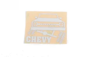 Chrome Chevy Decals RC4WD