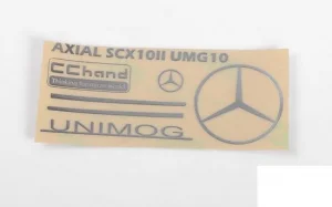 Emblem Set for Axial 1:10 SCX10 II UMG10 4WD Rock Crawler RC4WD