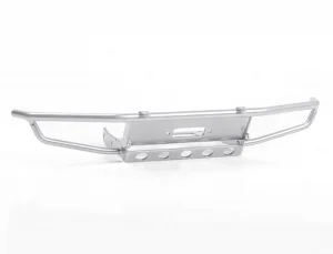 RC4WD Guardian Steel Front Winch Bumper W/Ipf Lights For Axial 1:10 SCX10 II Umg10 (Silver)