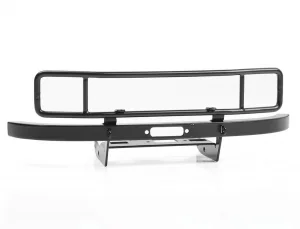 RC4WD Ranch Steel Front Winch Bumper W/ Ipf Lights For Axial 1:10 SCX10 II Umg10 (Black)