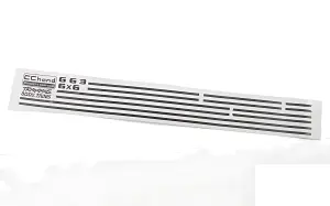Steel Body Decal Sheet for Traxxas Mercedes-Benz G Trucks RC4WD