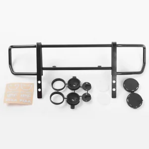 RC4WD Command Front Bumper W/Black Lights For Traxxas Mercedes-Benz G63 Amg 6X6