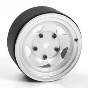 RC4WD Seren 2.2 Beadlock Wheels W/ Center Caps (Silver)