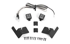 Pillar Lights w/ LED Light Kit for Axial 1:10 SCX10 III Jeep (Gladiator/Wrangler) RC4WD