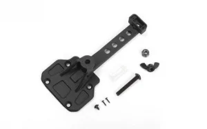 Spare Wheel and Tire Holder w/ Clear High Rear Brake Light for Axial 1:10 SCX10 III Jeep JLU Wrangler RC4WD