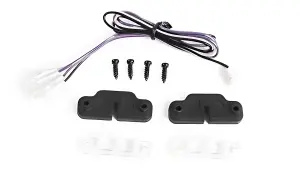 Inner Fender Rock Lights w/ LED Light Kit for Axial 1:10 SCX10 III Jeep (Gladiator/Wrangler) RC4WD