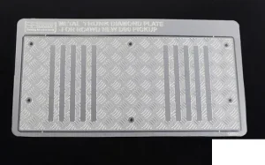 Steel Diamond Tailgate Plate for RC4WD Gelande II 2015 Land Rover Defender D90 (Heritage Edition) RC4WD
