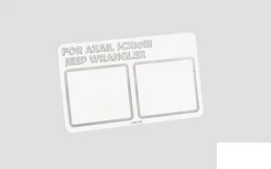 Mirror Decals for Axial 1:10 SCX10 III Jeep JLU Wrangler RC4WD