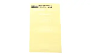 Grille Option Window Decal Sheet for MST 4WD Off-Road Car Kit W/ J4 Jimny Body (White) RC4WD
