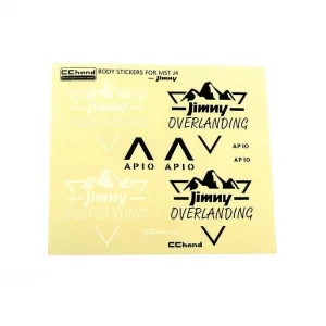 Overlanding Decal Sheet for MST 4WD Off-Road Car Kit W/ J4 Jimny Body RC4WD