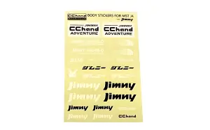Logo Decal Sheet for MST 4WD Off-Road Car Kit W/ J4 Jimny Body RC4WD